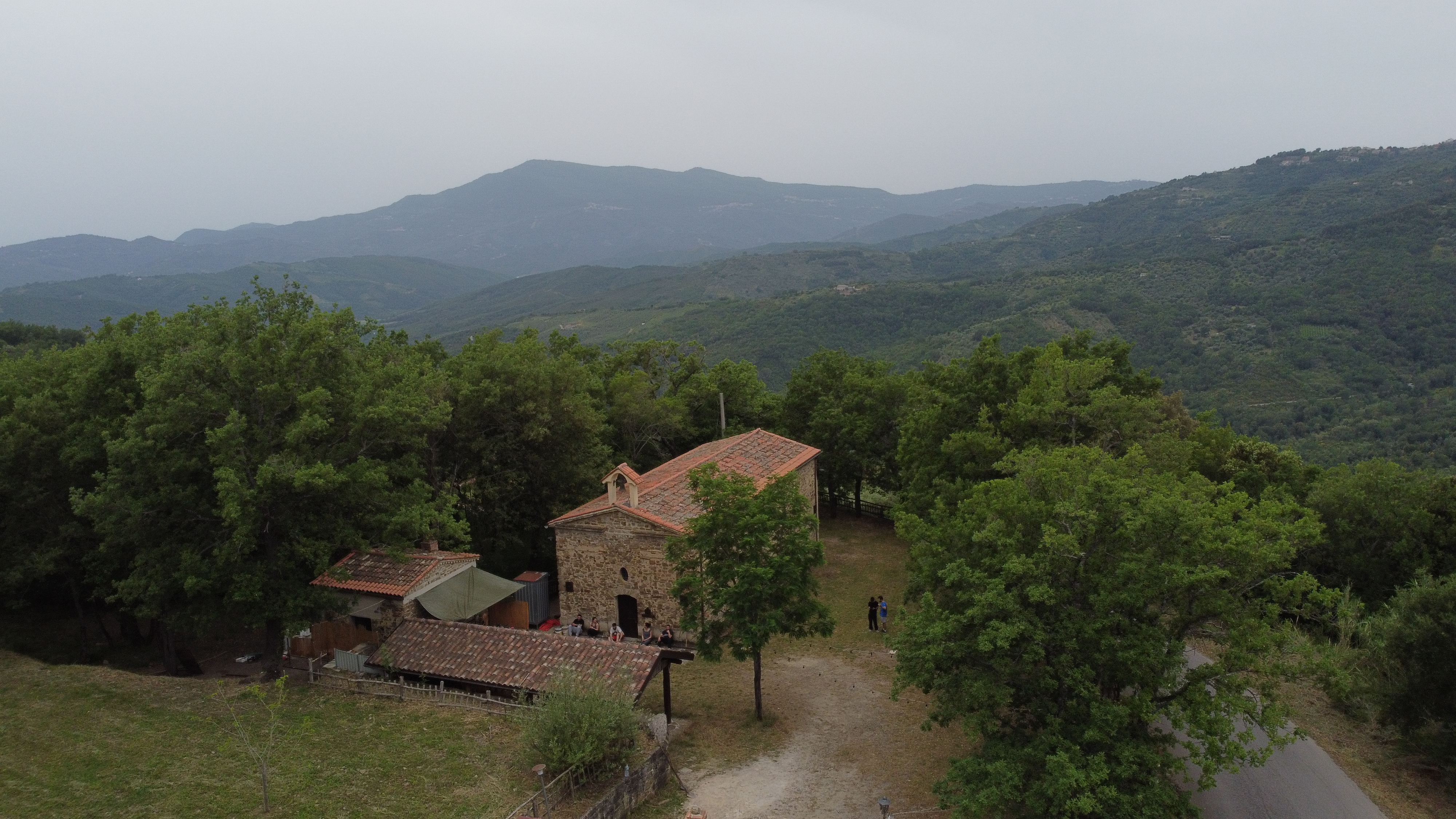 Veduta del luogo della festa